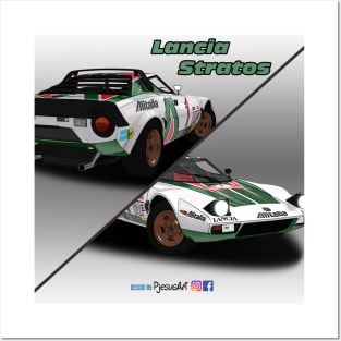 Lancia Stratos Group 4 Posters and Art